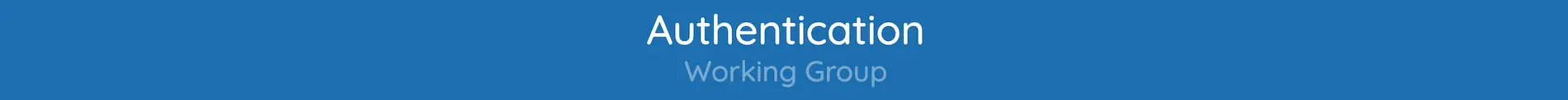 (DID) Authentication Working Group - DIF